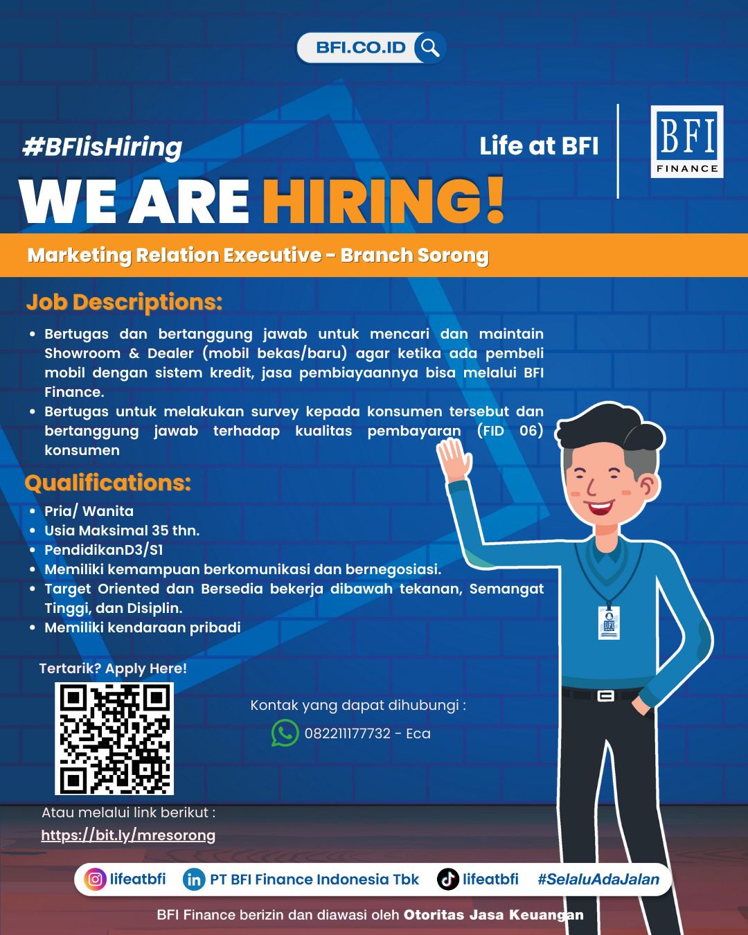 Kesempatan Karir untuk Alumni Universitas Victory SorongSaatnya kembangkan potensi diri dan raih (1)