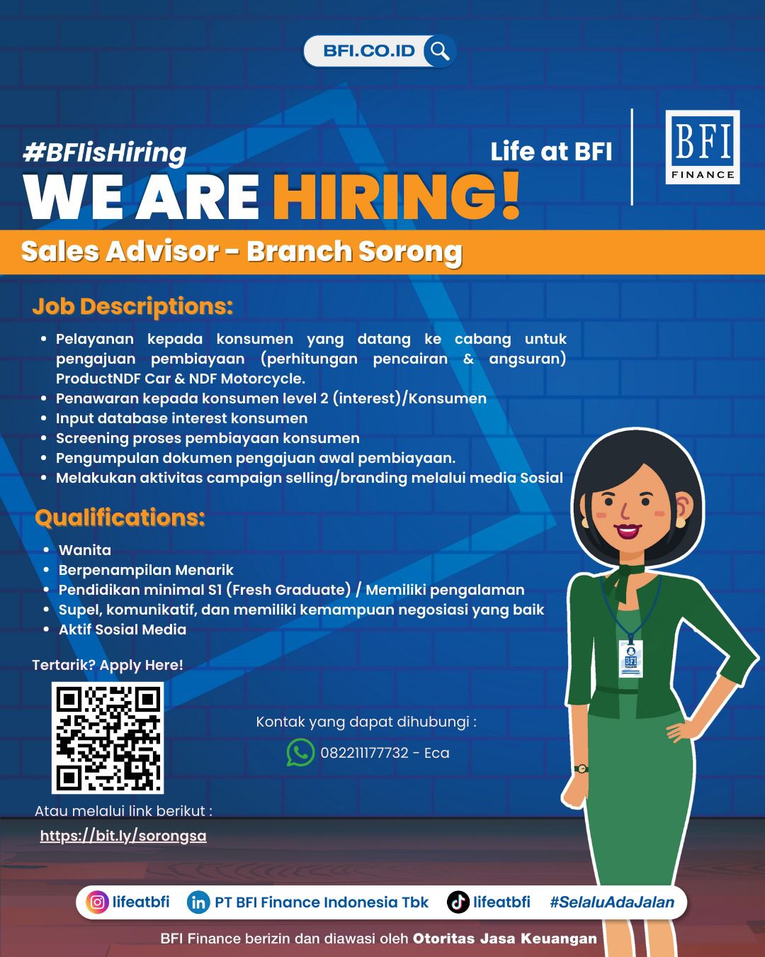 Kesempatan Karir untuk Alumni Universitas Victory SorongSaatnya kembangkan potensi diri dan raih